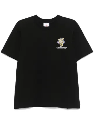 Casablanca プリント Tシャツ | ブラック | FARFETCH JP