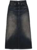 Acne Studios denim maxi skirt - Blue