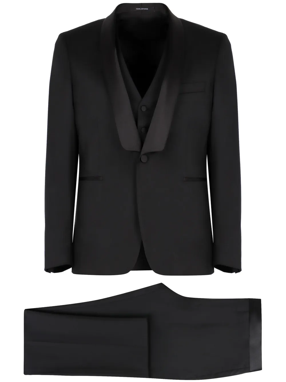 Tagliatore single-breasted suit | Black | Image 1