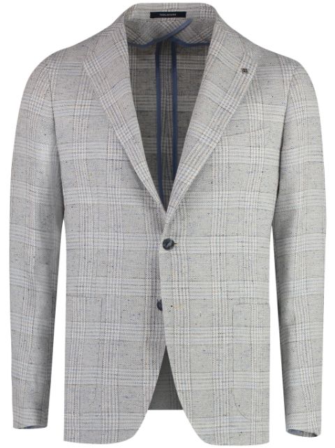 Tagliatore checked single-breasted blazer Men