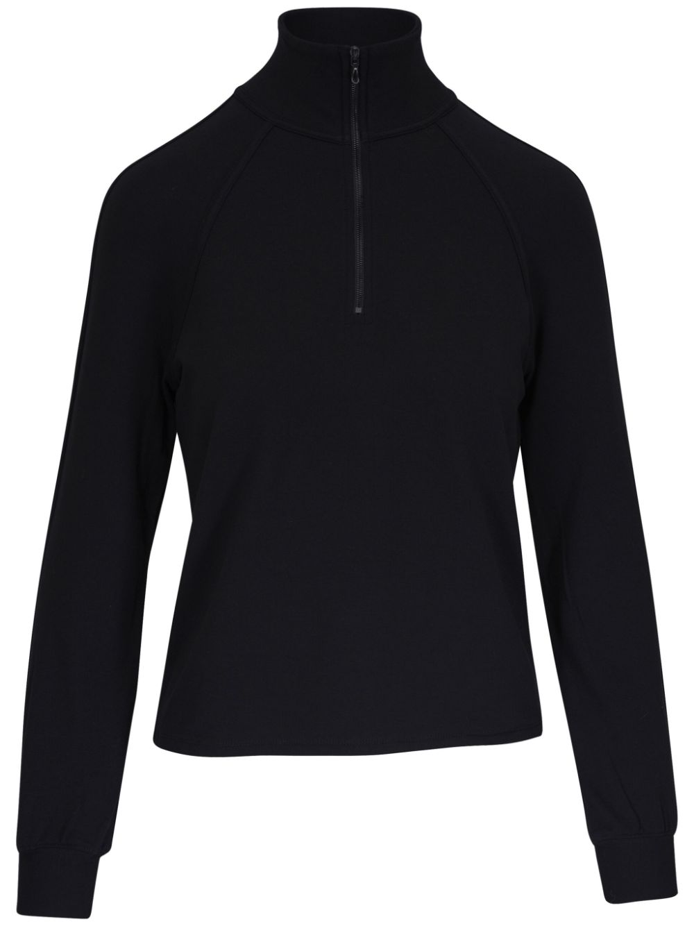 Majestic Filatures zip-collar sweatshirt - Black