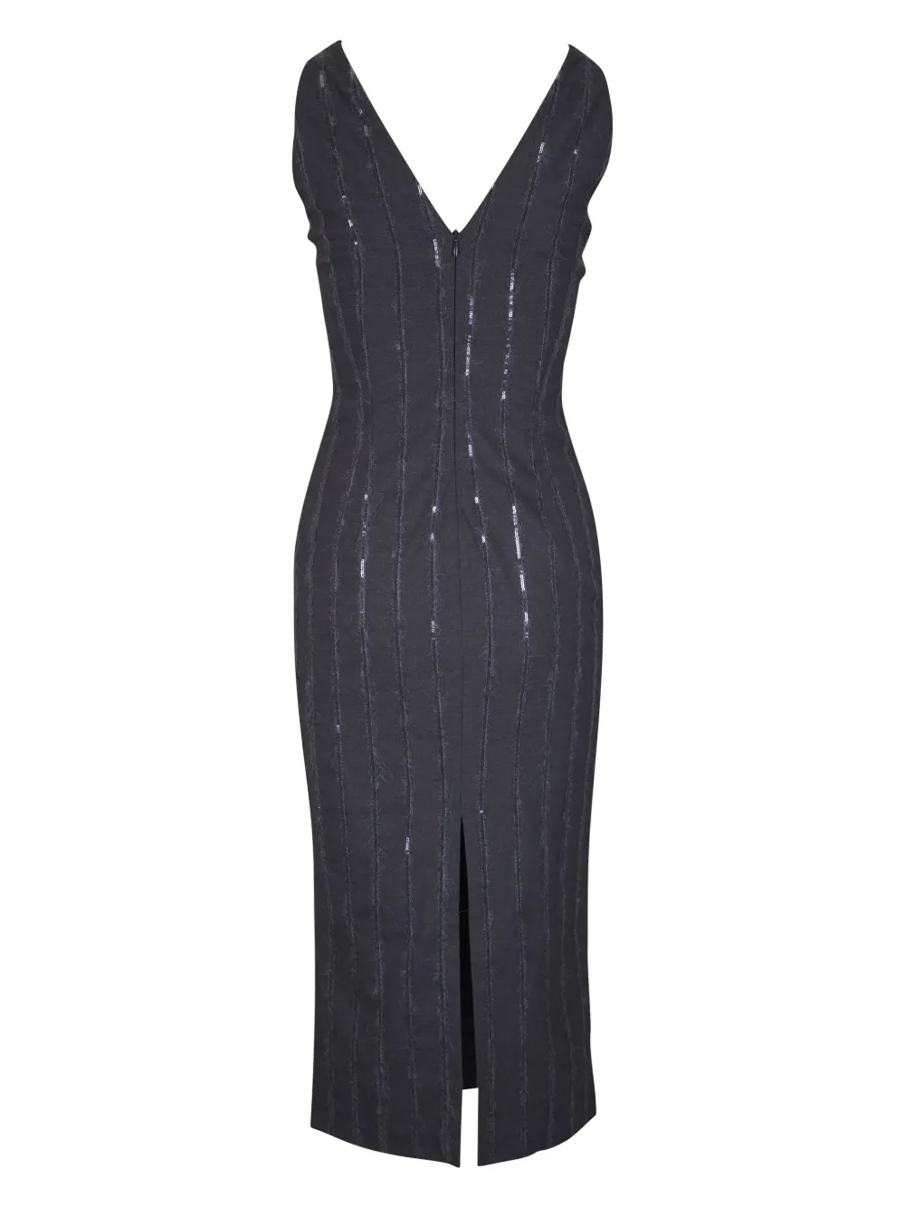 Brunello Cucinelli striped dress - Grijs