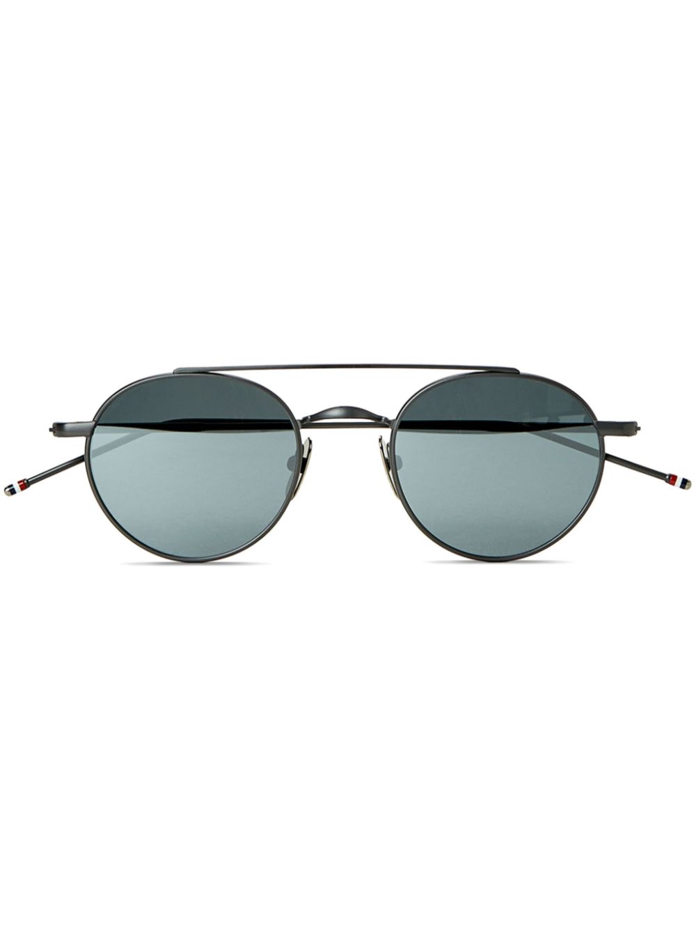 oval-frame sunglasses