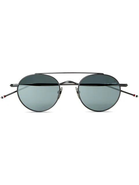 Thom Browne Eyewear lentes de sol con armazón ovalada