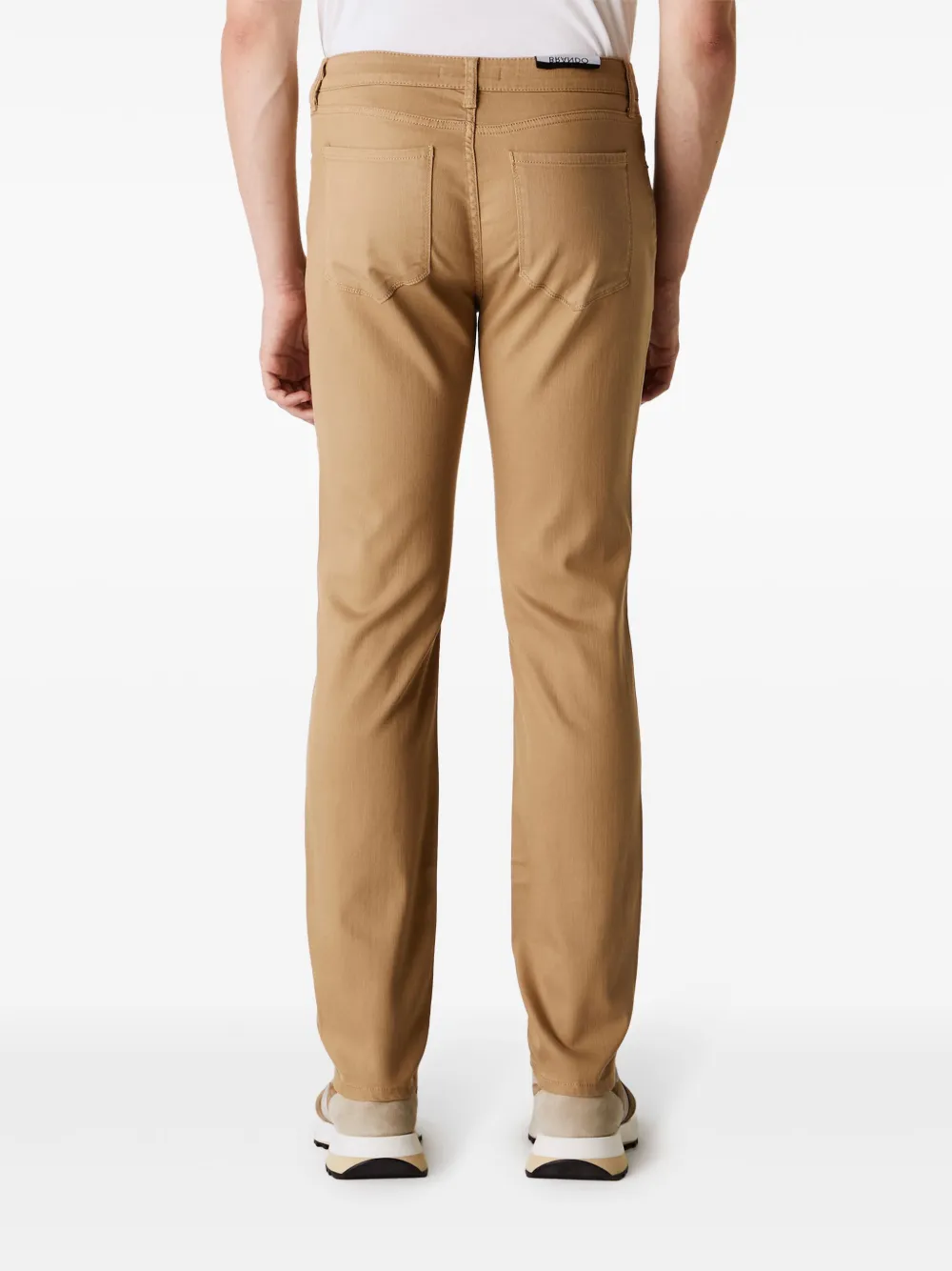 Monfrere Brando Parisian Tapered Jeans In Brown