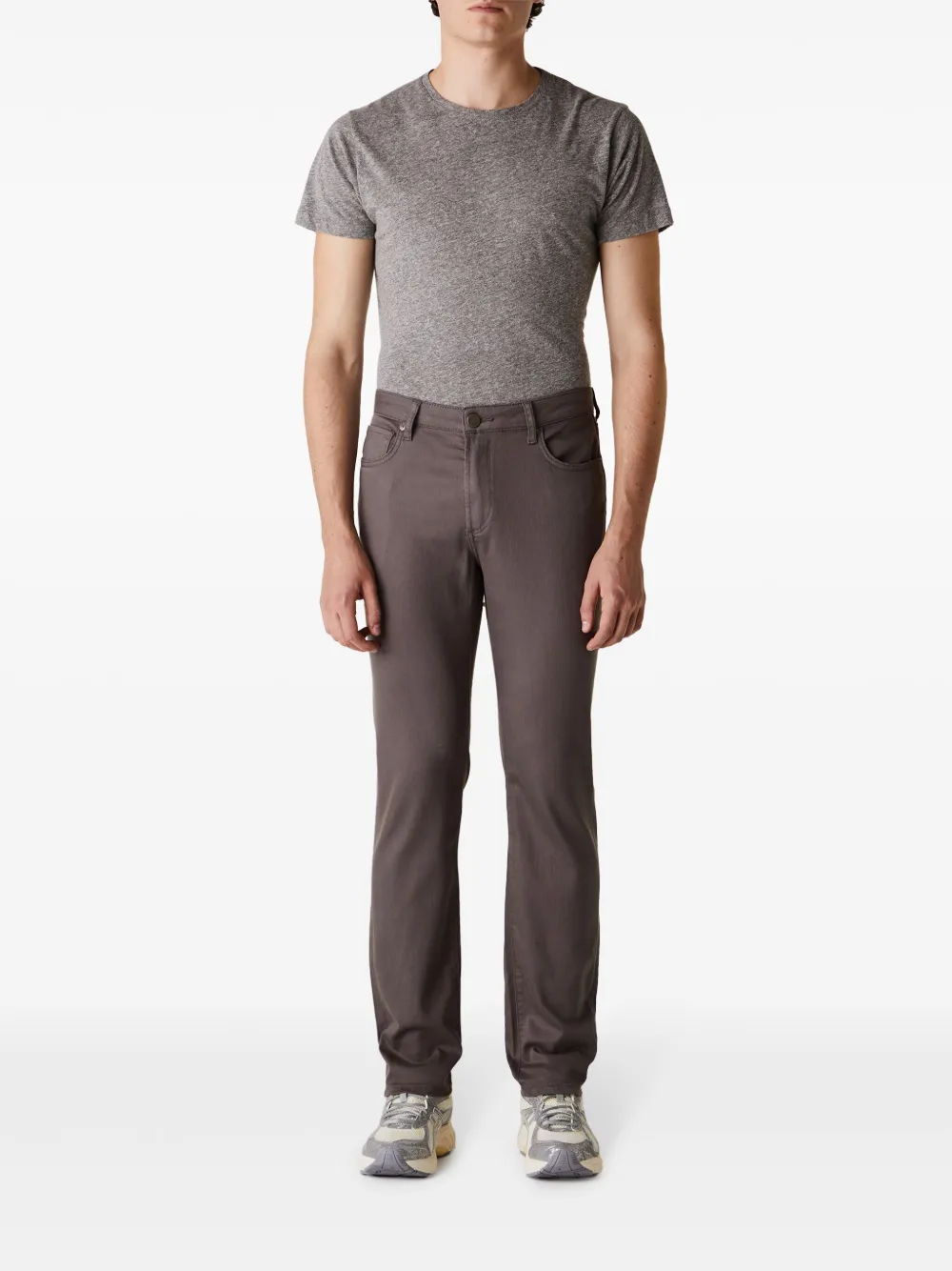 MONFRÈRE Gebleekte straight jeans - Grijs