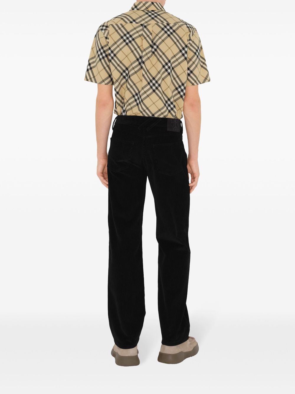 Burberry checked cotton shirt Men