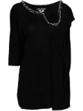 Junya Watanabe asymmetric oversized blouse - Black