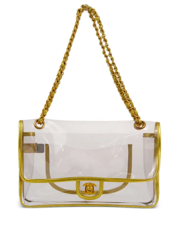 Chanel Pre-owned 2007 Classic Flap Shoulder Bag in White