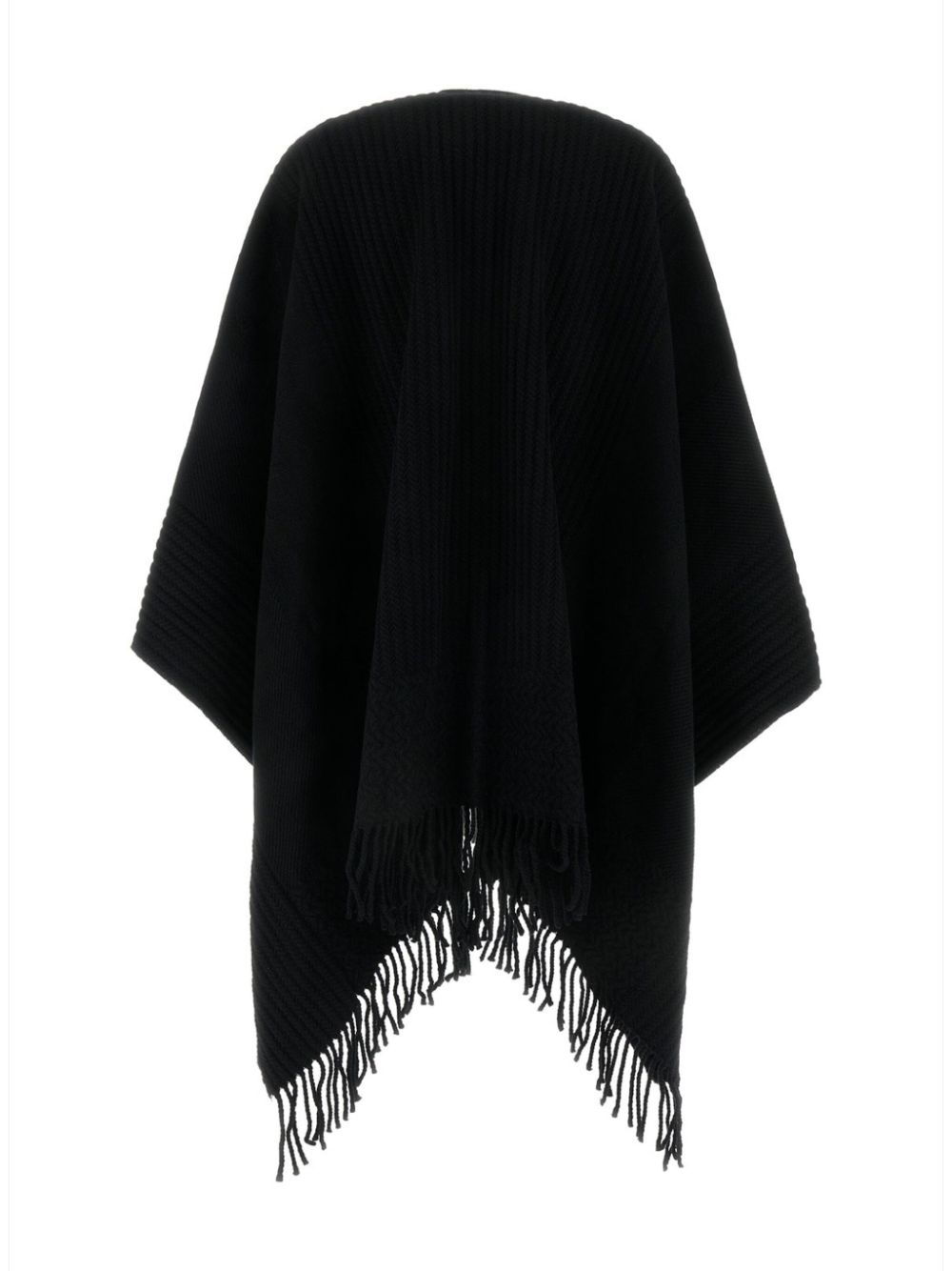 Valentino Garavani VLogo poncho - Zwart