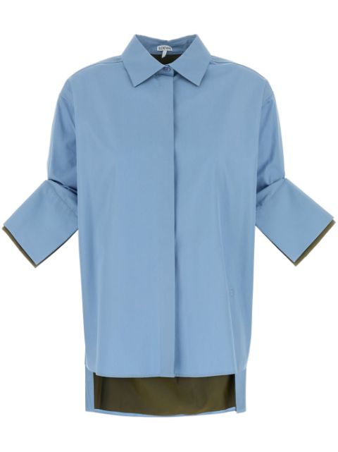 LOEWE turn-up cotton shirt Women