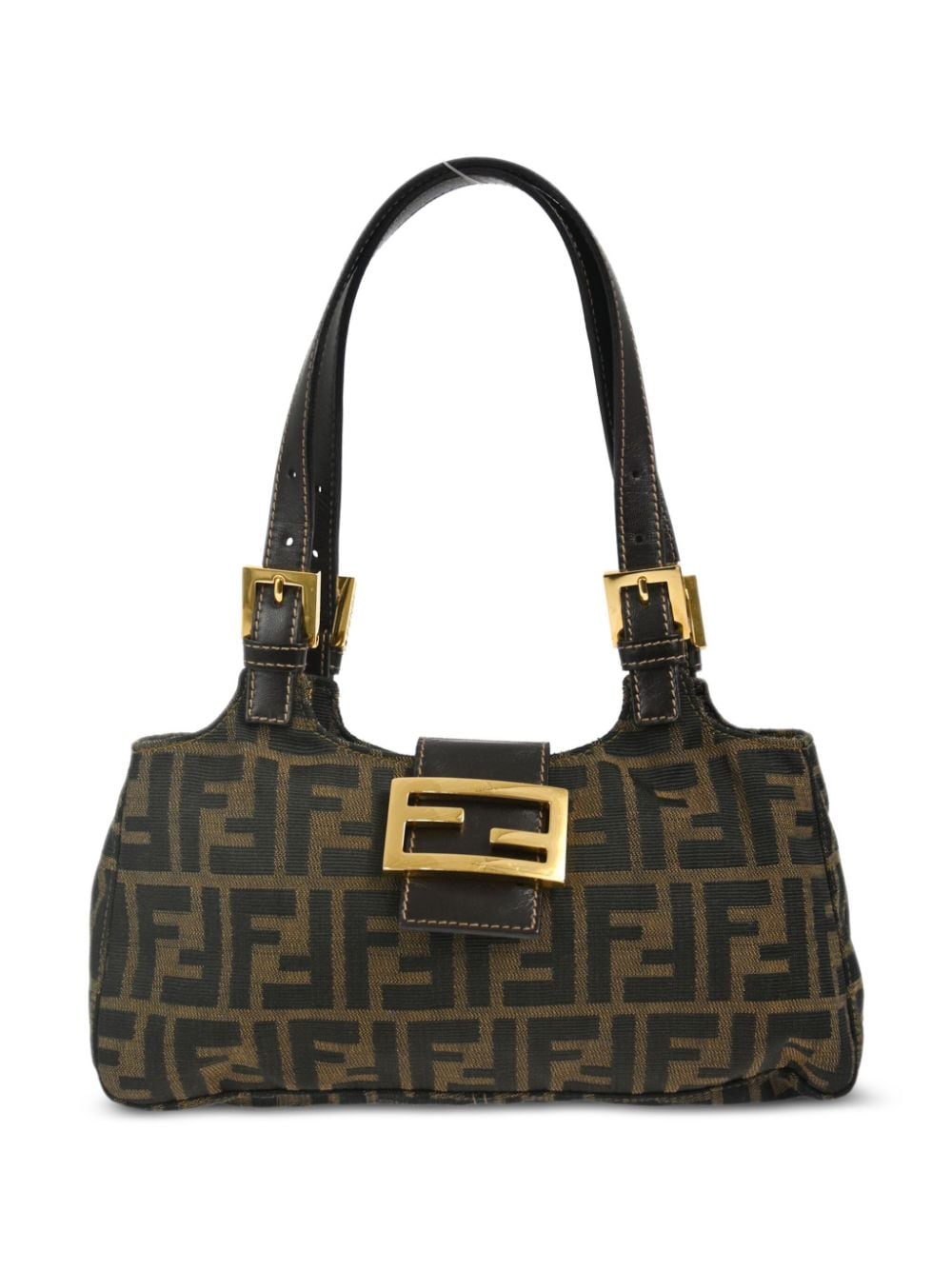 Pre-owned Fendi 1990-2000s Zucca Handbag In Brown