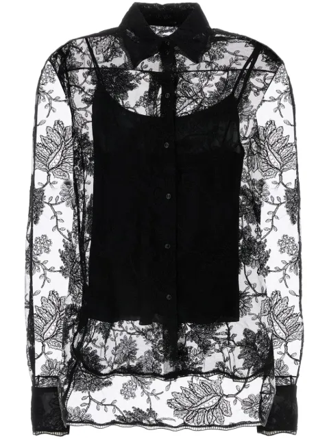 Ermanno Scervino floral-lace shirt