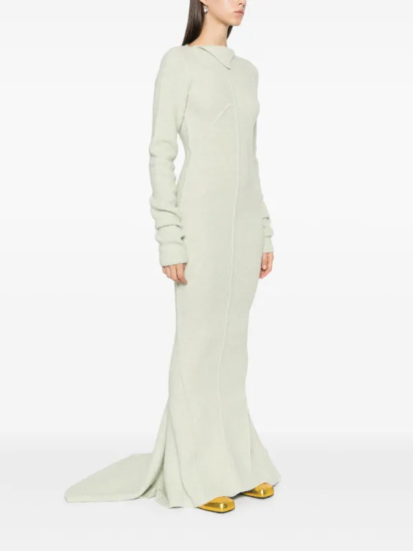 【送料&関税込】Rick Owens Maxi Dress una Rick Owens Luna Gown | Green | FARFETCH