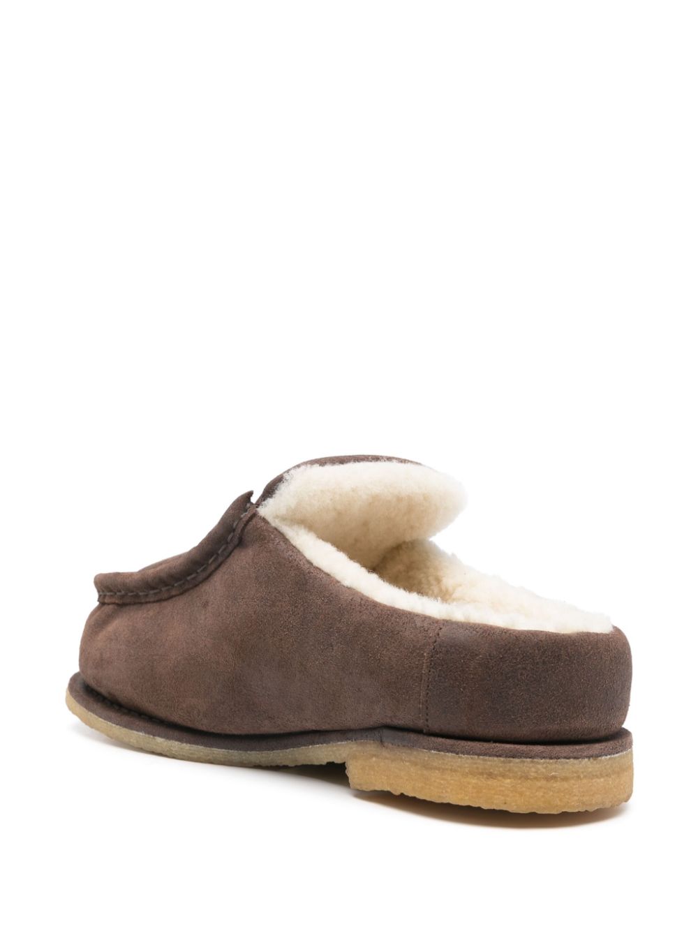 JW Anderson Gewatteerde slippers Bruin