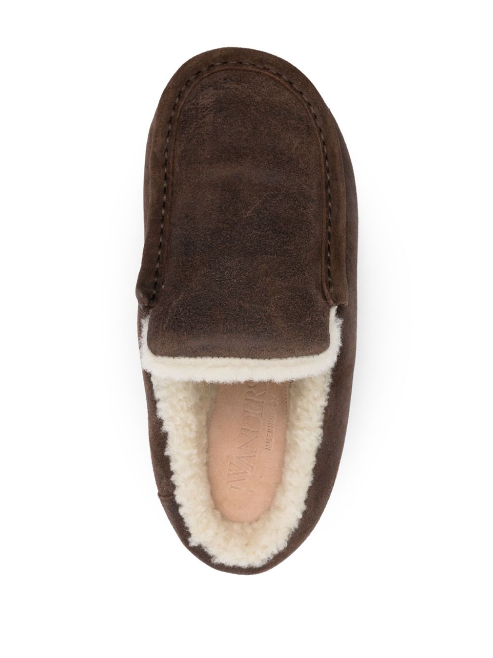 JW Anderson Gewatteerde slippers Bruin