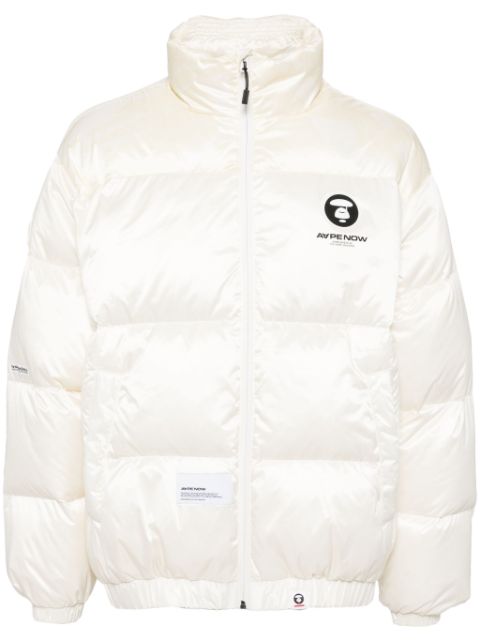 AAPE BY *A BATHING APE Moonface logo down jacket Men