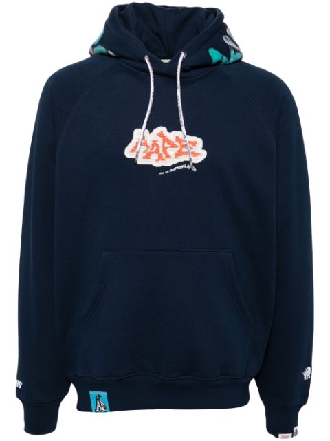 AAPE BY *A BATHING APE logo-patch hoodie Men