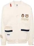 AAPE BY *A BATHING APE® AAPER button down cardigan - Neutrals