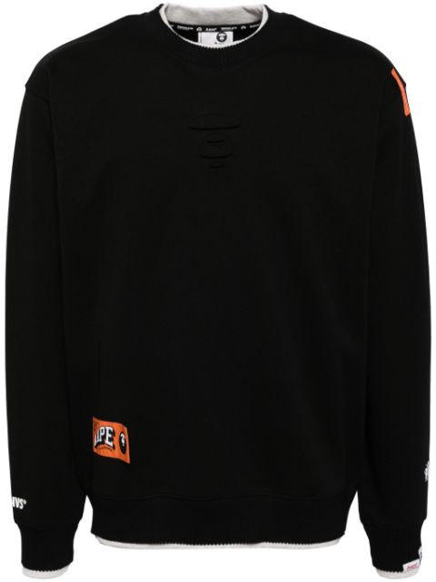 AAPE BY *A BATHING APE layered sweatshirt Men