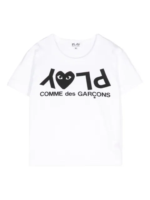 Comme Des Garçons Play logo print cotton t-shirt
