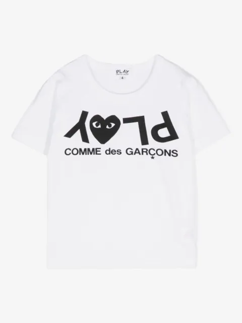Comme Des Garçons Play Kids T-Shirt mit Logo-Print
