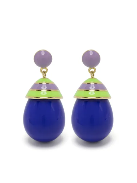 Eshvi aretes mini con motivo de rayas