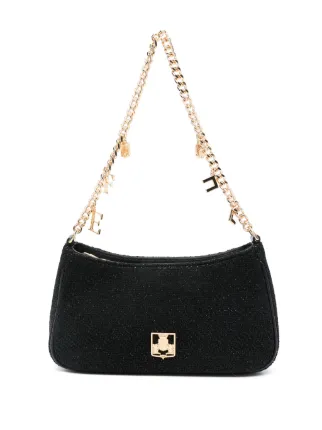 新品タグ付❗️ELISABETTA FRANCHIチェーンショルダー付ハンドバッグ Elisabetta Franchi Logo Shoulder Bag | Black | FARFETCH CY