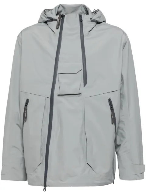 Spoonyard concealed hood long-sleeves windbreaker