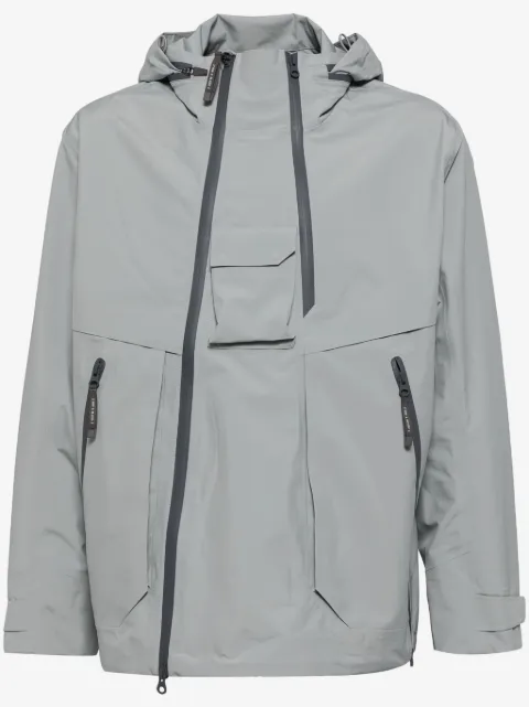 Spoonyard concealed hood long-sleeves windbreaker
