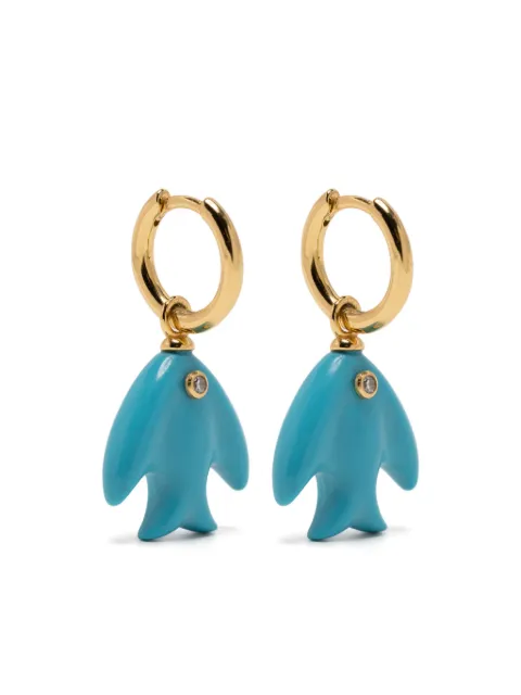 Eshvi fish earrings