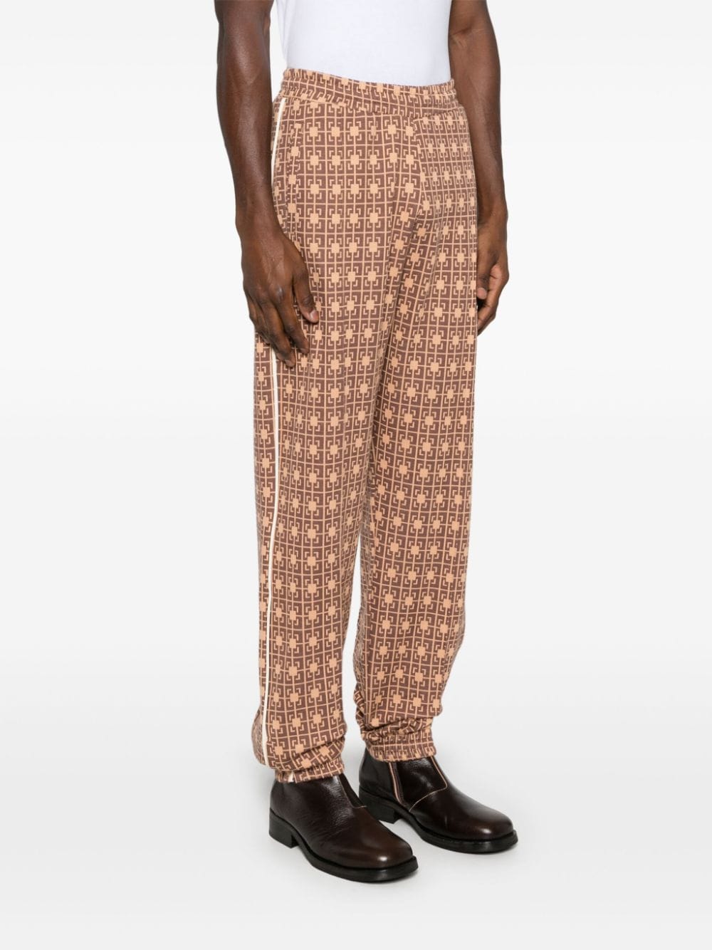 Shop Wales Bonner Power Track Pants In Brown