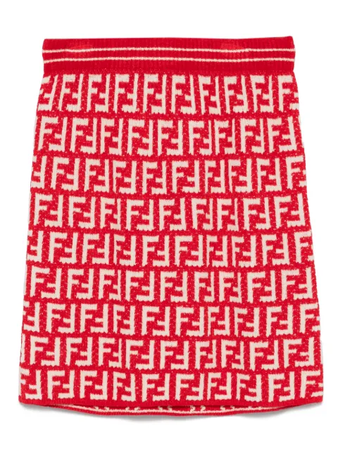 Fendi Kids Saia de jacquard FF