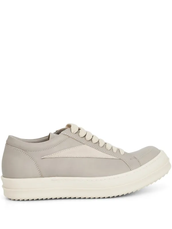 Rick Owens レザースニーカー | グレー | FARFETCH JP
