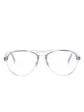 TOM FORD Eyewear pilot-frame glasses - Grey