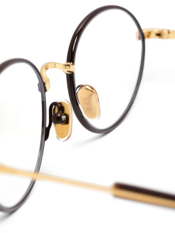 TOM FORD Eyewear オーバル眼鏡フレーム | ブラウン | FARFETCH JP