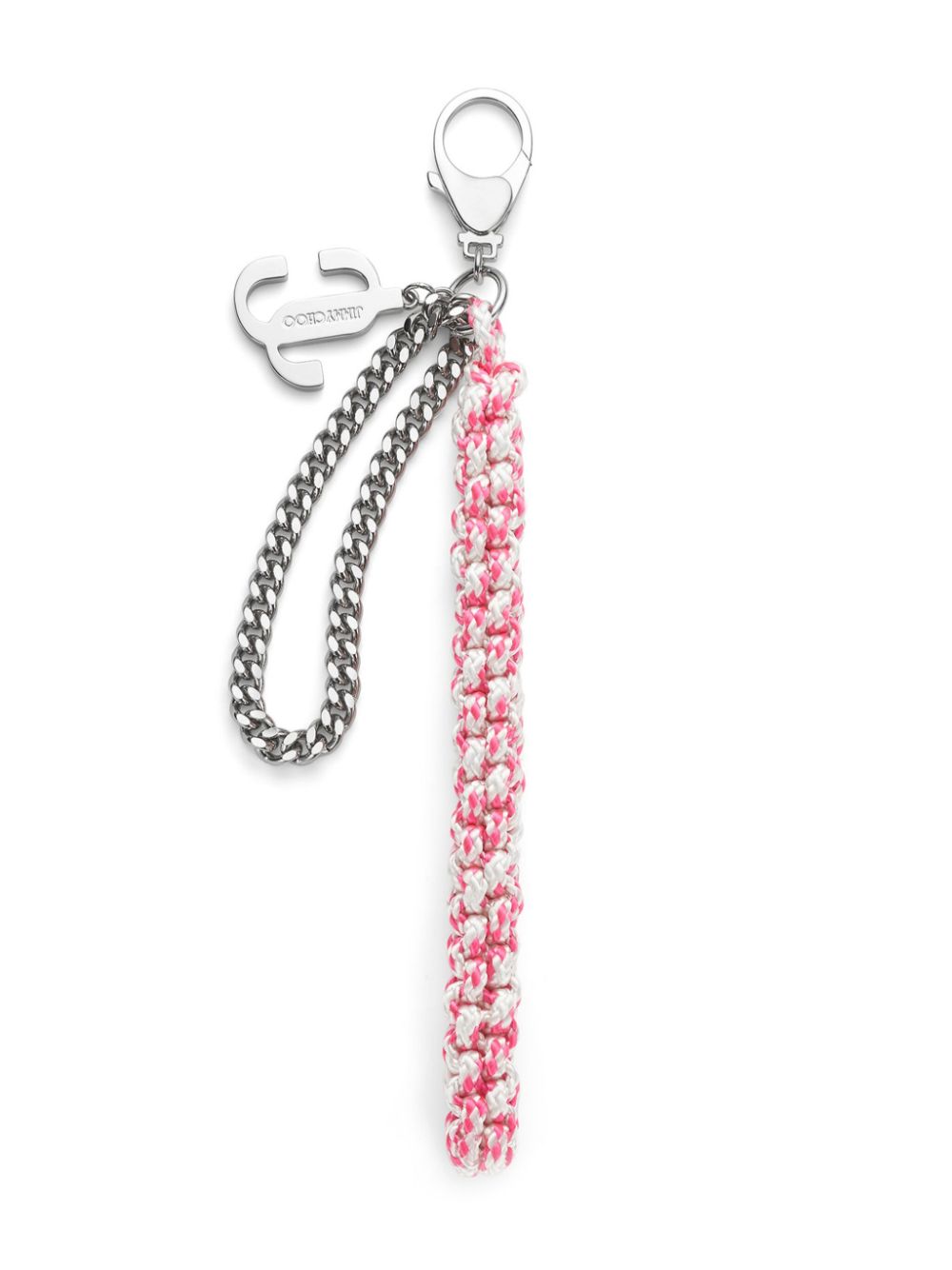 Jimmy Choo braided rope charm - Silver