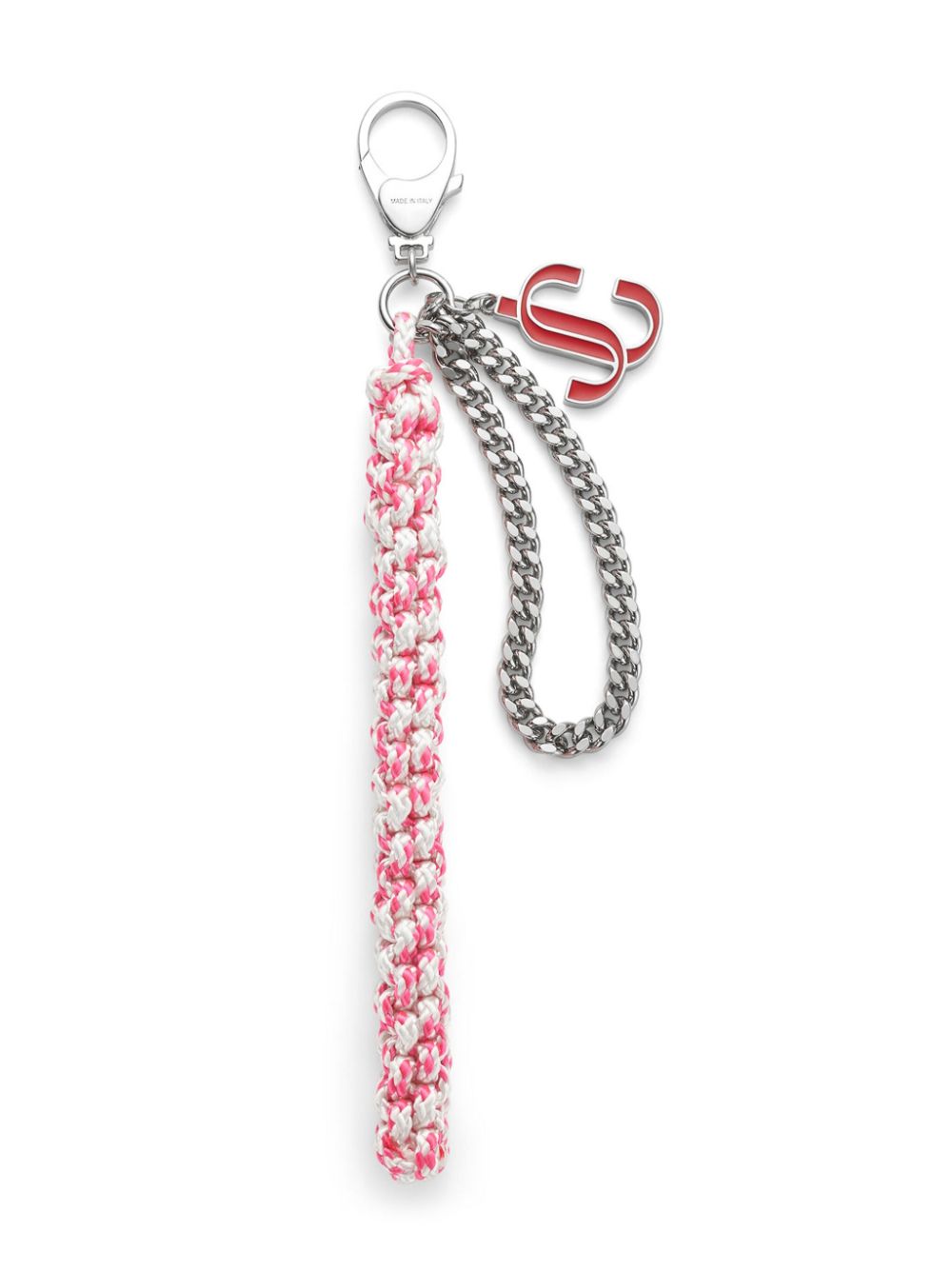 Jimmy Choo braided rope charm - Silver