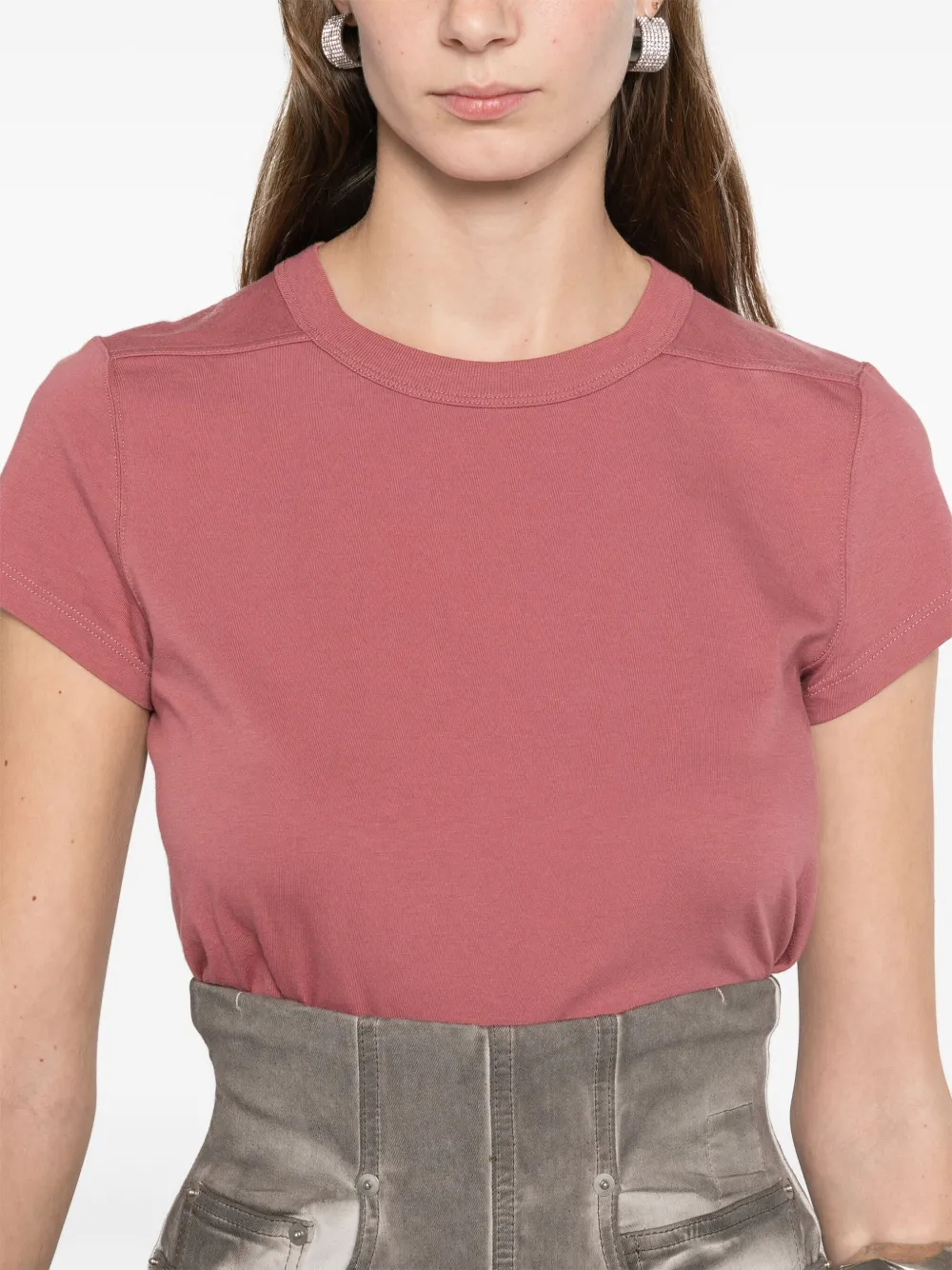 Rick Owens Level T-shirt Roze