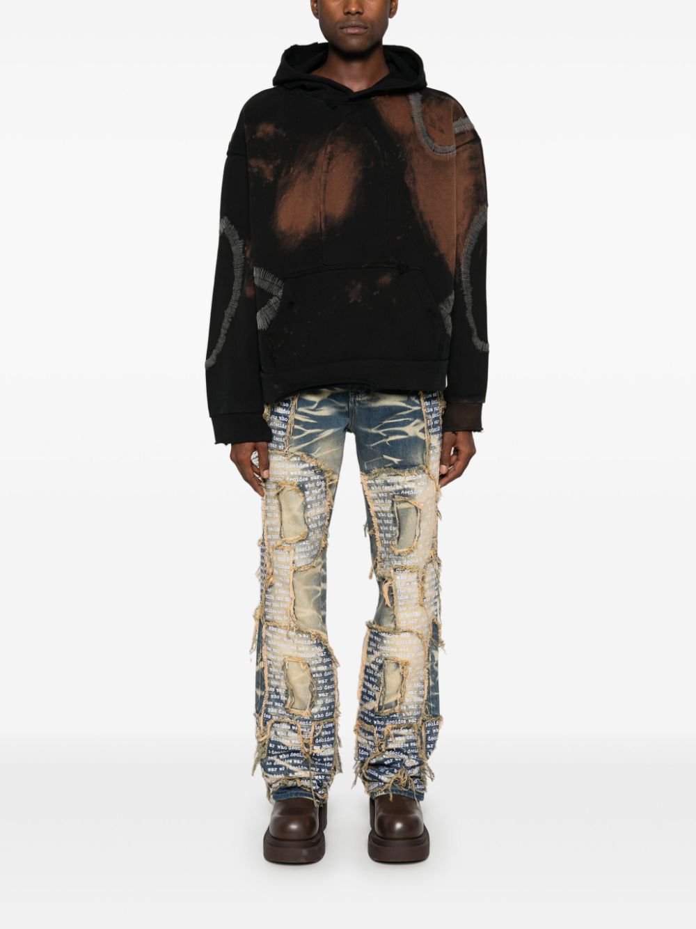 Who Decides War Overlay jeans - Blauw