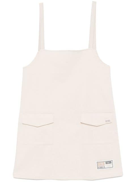 GCDS gabardine mini dress