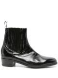 Lidfort patent-finish boots - Black