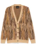 Roberto Collina brushed-effect cardigan - Brown