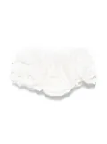 SHUSHU/TONG floral-appliqué collar - White