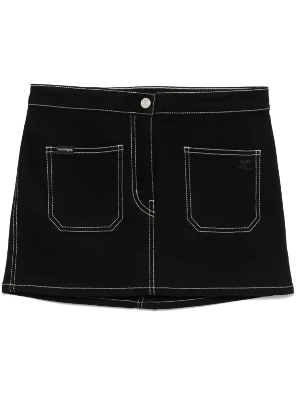 【関税&送料込】Courreges Denim Skirt Courrèges Mini Denim Skirt | Blue | FARFETCH GE