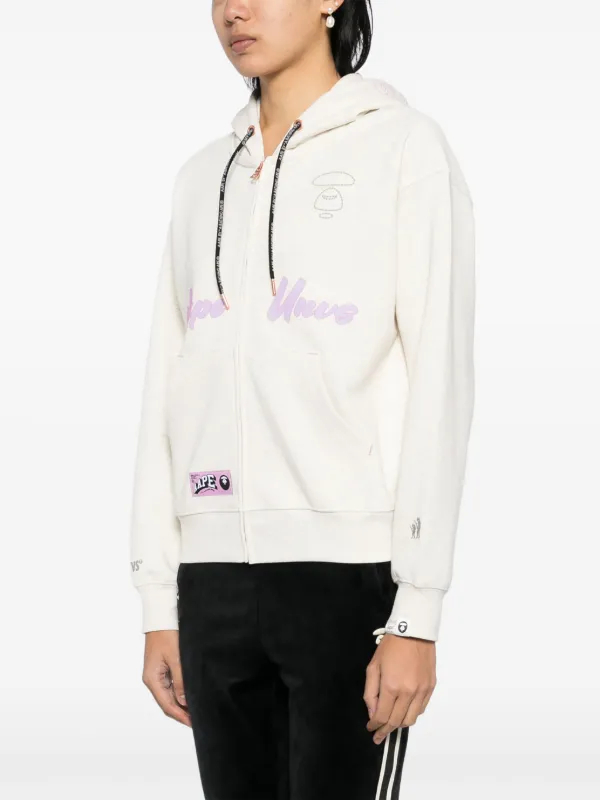 AAPE BY *A BATHING APE® logo-embossed Hooded Jacket
