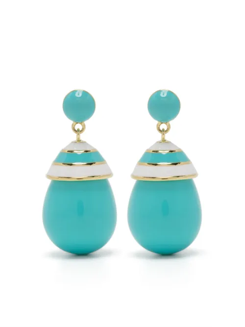 Boucles d'oreilles pendantes à rayures - Eshvi - Modalova