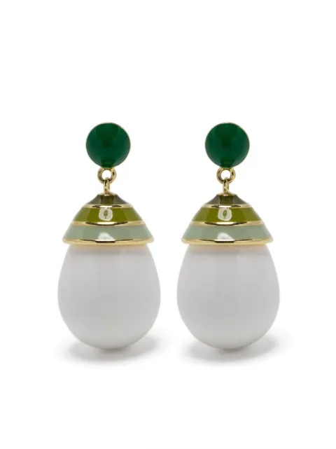 Eshvi stribede dråbeøreringe