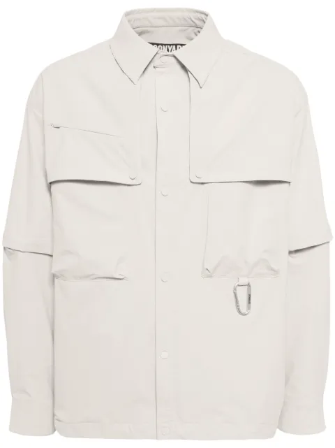 Spoonyard detachable-sleeve shirt