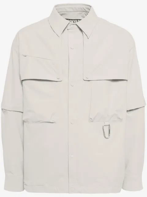 Spoonyard detachable-sleeve shirt